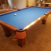 8' Overland Pool Table