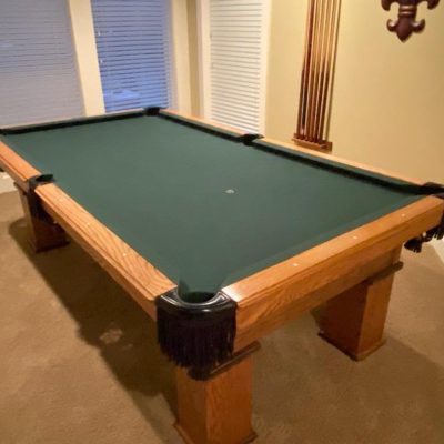 8' Overland Pool Table